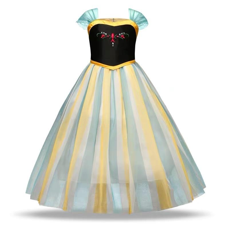 子供ドレス キッズ 女の子大人気 子供 衣装 雪の女王 アナ風 コスプレ