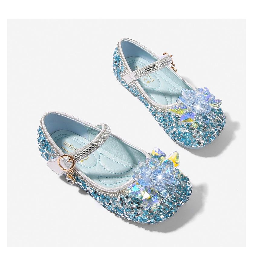 子供 フォーマル ガールズシューズ 子供靴  七五三・発表会・結婚式 演奏会   お姫様 　キラキラ飾り　ブルー　ピンク　2色 |  | 03