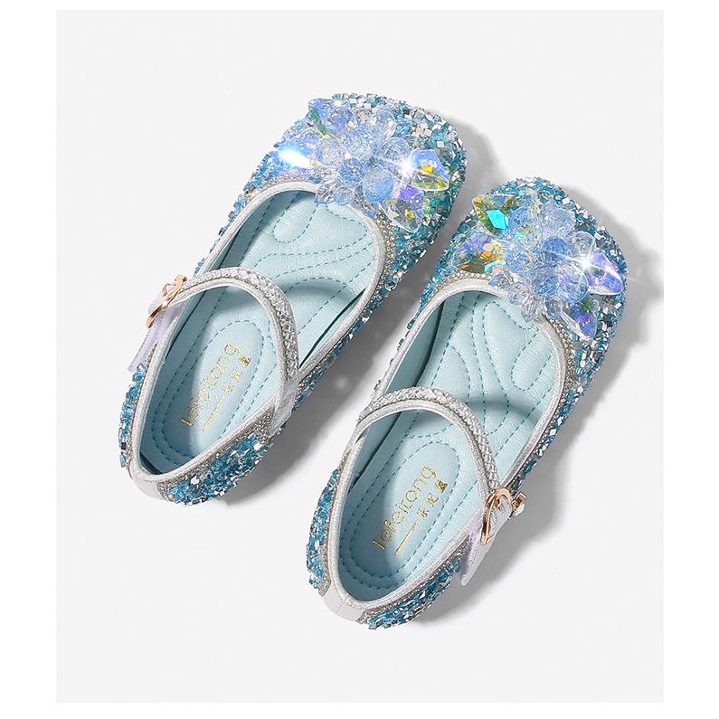 子供 フォーマル ガールズシューズ 子供靴  七五三・発表会・結婚式 演奏会   お姫様 　キラキラ飾り　ブルー　ピンク　2色 |  | 01