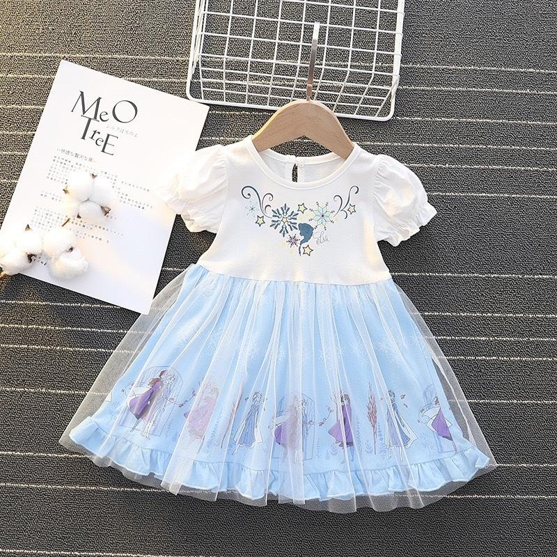 プリンセエス お得なキャンペーンを実施中 エルサ ドレス 子供 女の子 お姫様 ワンピース なりきり