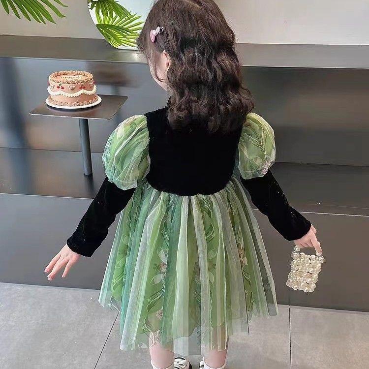 シャーリーテンプル 140 フォーマル ドレス グリーン 上品 発表会 アナ