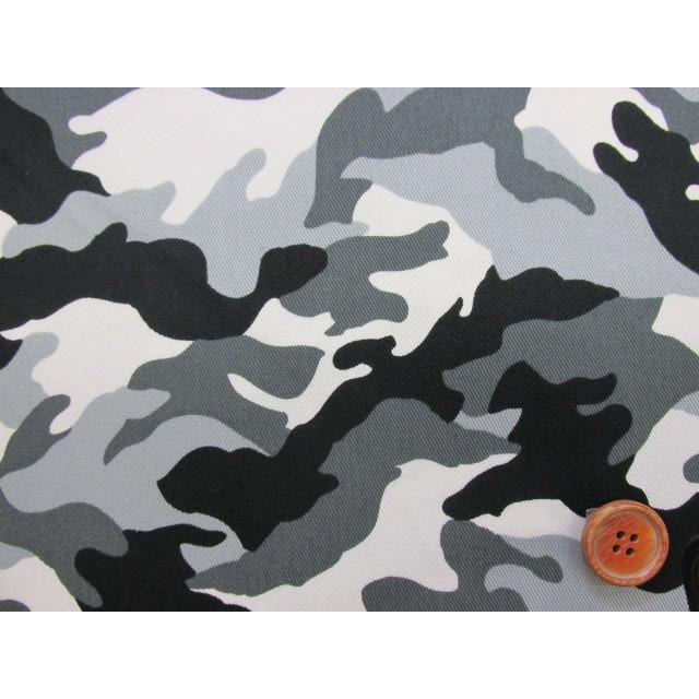 迷彩柄 ツイル生地 白黒 10 100a ともや手芸店 通販 Yahoo ショッピング