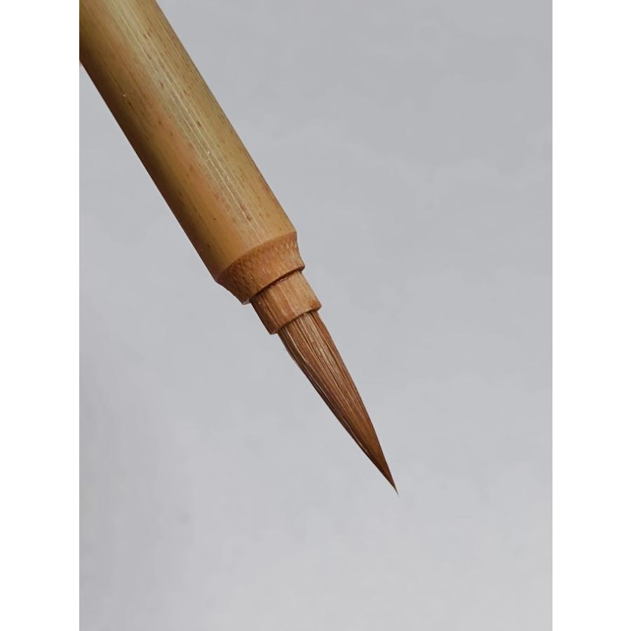 大号狼圭】1本 単品 上海工芸 唐筆 竹サヤ 狼毫小筆 面相筆 火炬牌