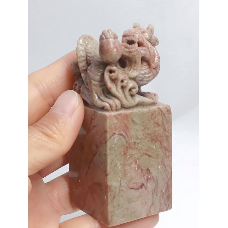篆刻用の天然石(彫刻付き)