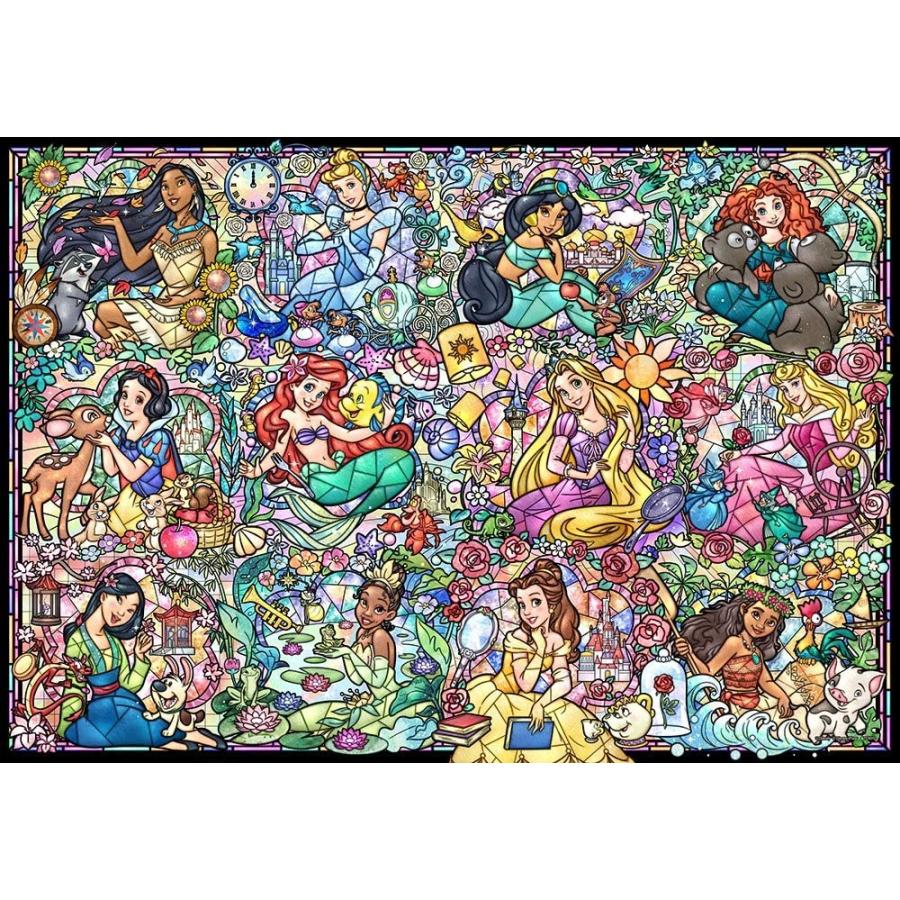 ジグソーパズル 1000ピース ディズニープリンセス コレクション ステンドグラス 【ステンドアート】(51.2x73.7cm)　 DS-1000-776(テンヨー)梱80cm : 4905823857762 : ジグソーパズル友蔵 - 通販 - Yahoo!ショッピング