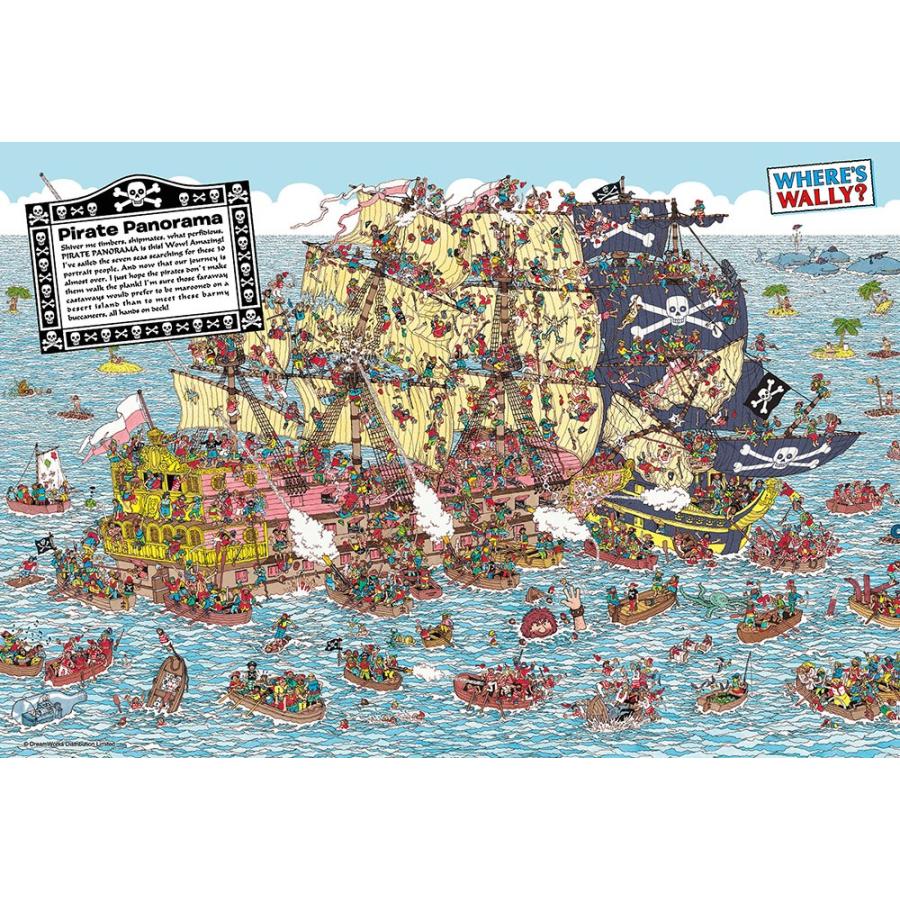 ジグソーパズル 1000ピース Where S Wally 海賊船パニック マイクロピース 26 38cm M81 724 ビバリー 梱60cm ジグソーパズル友蔵 通販 Yahoo ショッピング