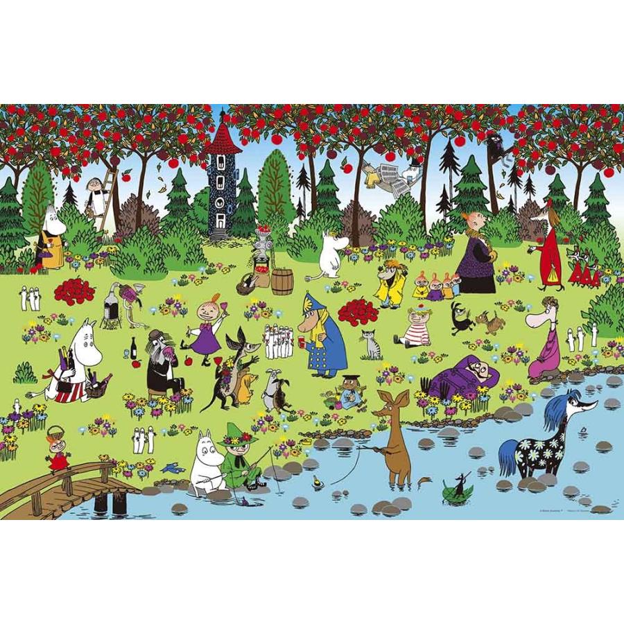 ジグソーパズル やのまんジグソーパズル ムーミン谷の仲間たち 森の収穫 1000ピース 50x75cm 10 1368 やのまん 梱60cm ジグソーパズル友蔵 通販 Yahoo ショッピング