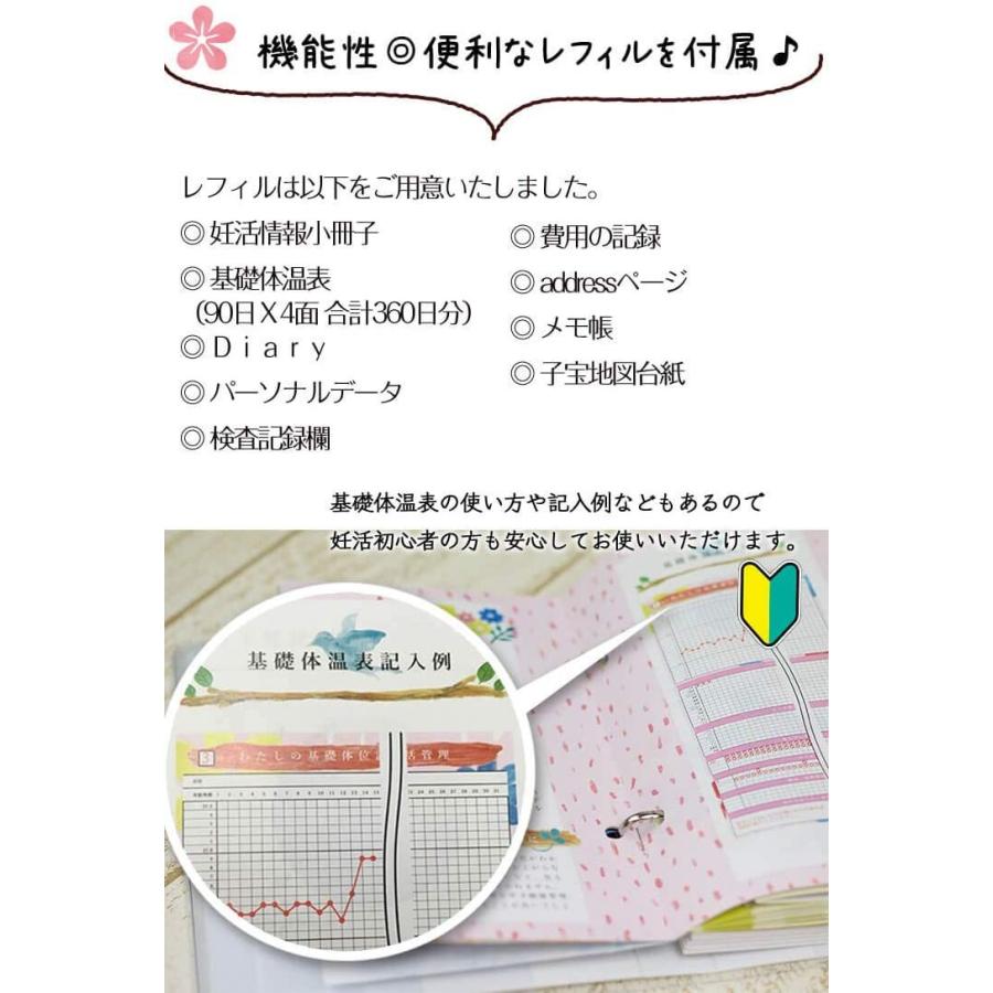 妊活手帳 システム手帳 スケジュール帳 メモ帳 19 18 基礎体温表 婦人体温 妊活 不妊 健康管理 おしゃれ かわいい 水玉ド Tomozoo 通販 Yahoo ショッピング