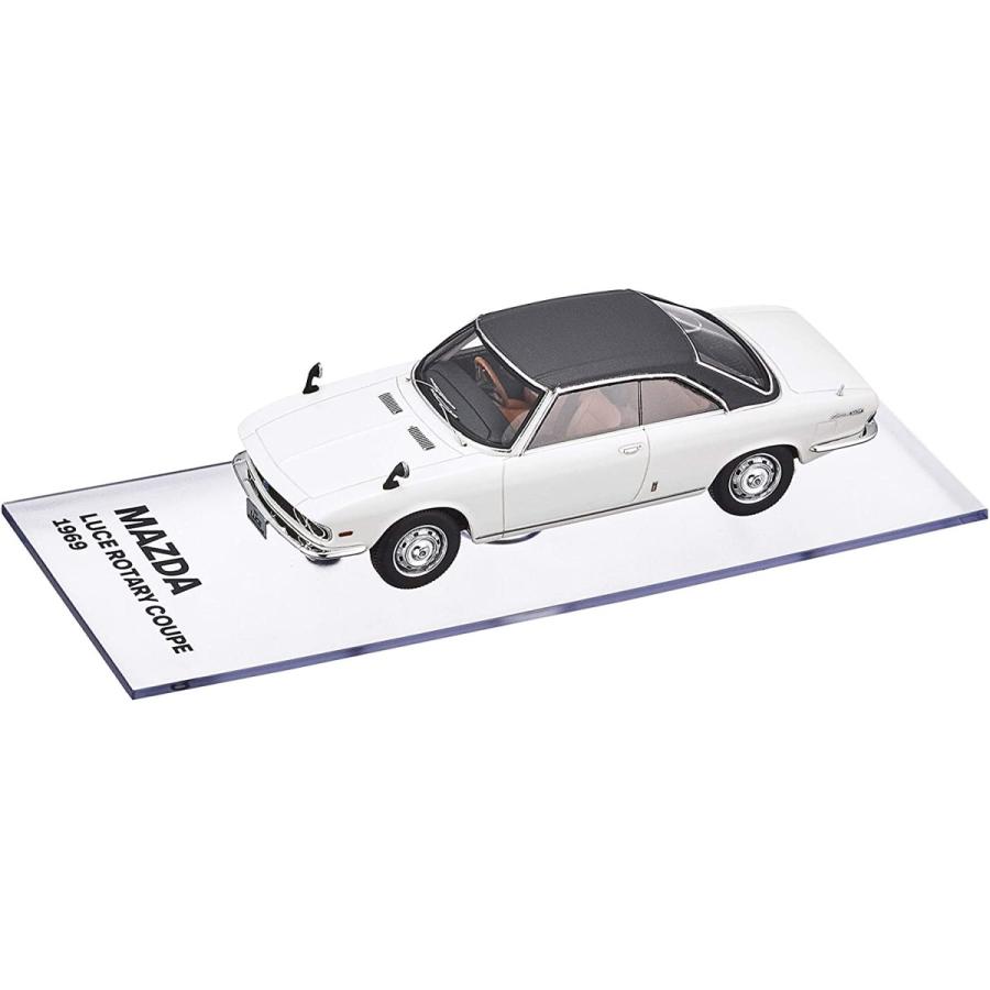在庫一掃 Enif 1 43 マツダ ルーチェ ロータリークーペ 1969年型 アイガーホワイト レザートップ 完成品 本店は Www Jolimmo Ch