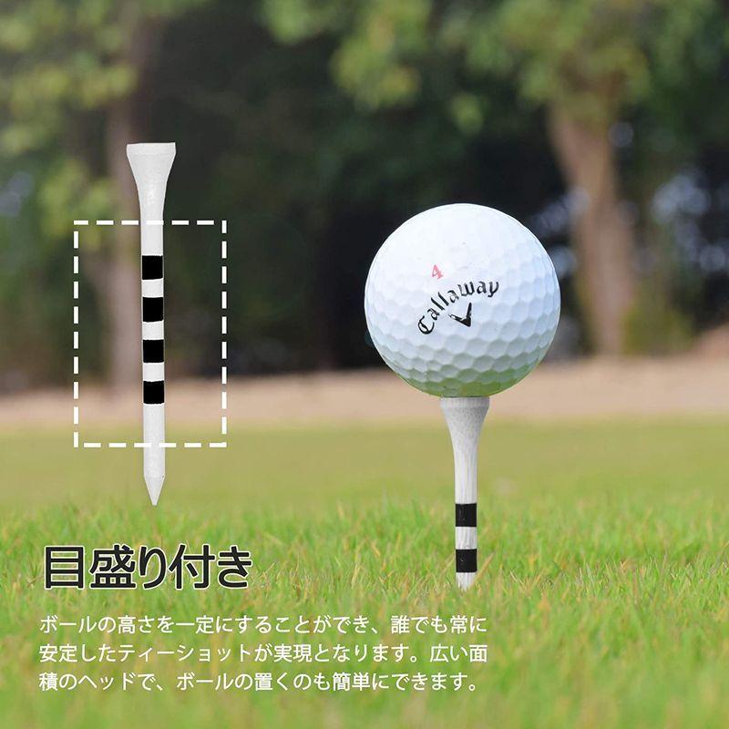 代引き人気 ゴルフ ショートティー 42mm 100本セット 竹 バンブー まとめ売り