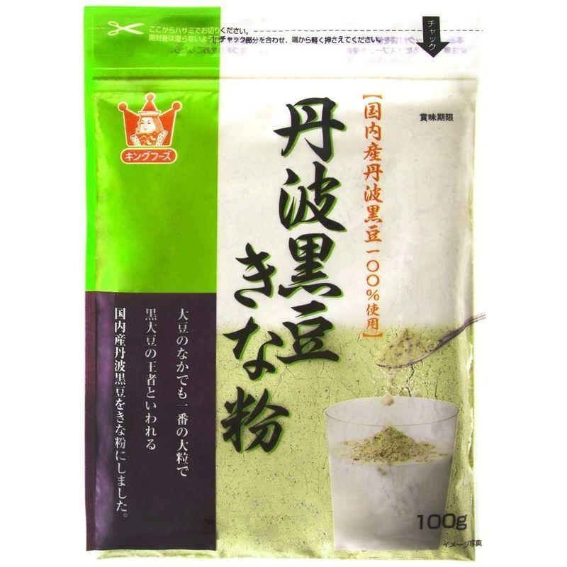 いいスタイル まとめ買い キング 丹波黒豆きな粉 １００ｇ ×10個 イージャパンモール