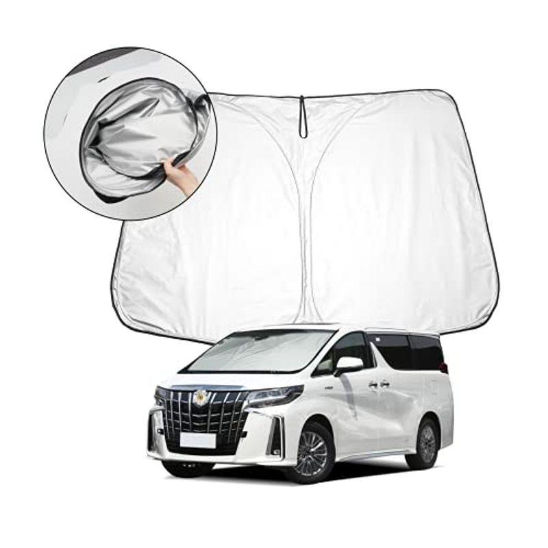 Bixuanトヨタ アルファード ヴェルファイア30系 専用 サンシェード フロントガラス用 車用サンシェード 紫外線カット 日よけ 折り サンシェイド バイザー Forumdatributacao Com Br