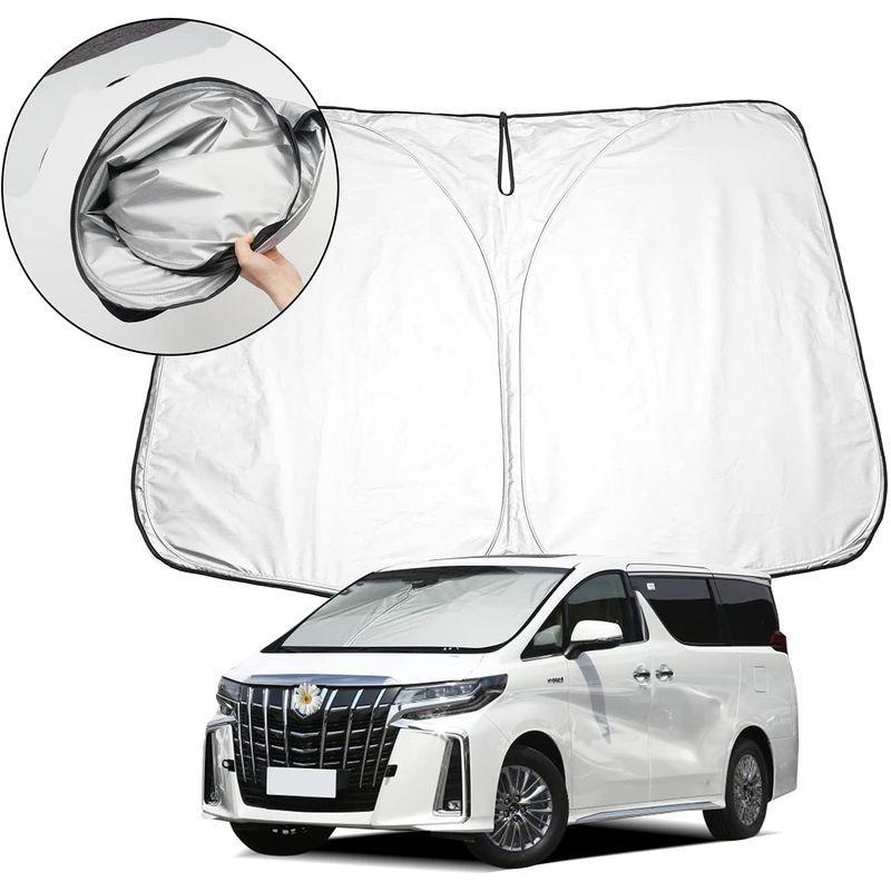 Bixuanトヨタ アルファード ヴェルファイア30系 専用 サンシェード フロントガラス用 車用サンシェード 紫外線カット 日よけ 折り サンシェイド バイザー Forumdatributacao Com Br