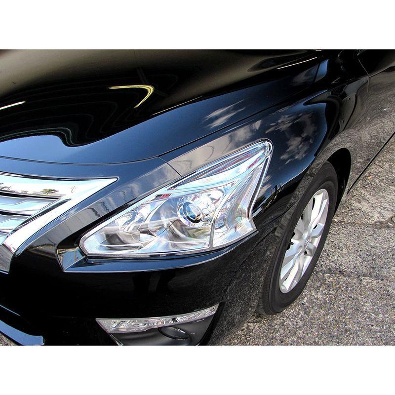 車 バイク 自転車 シルバーグレー サイズ Brightz ティアナ L33 メッキヘッドライトリング Head 023 L 33 Znmmwneizh Www Lajames Edu