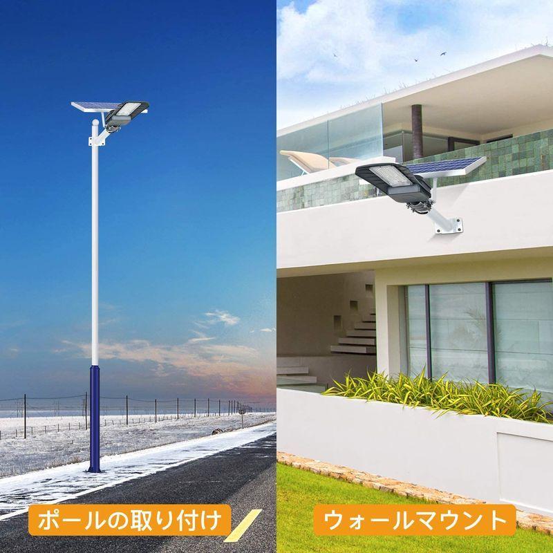 2022年最新版☆高級感溢れる 街路灯 300Wソーラーライト 屋外防水