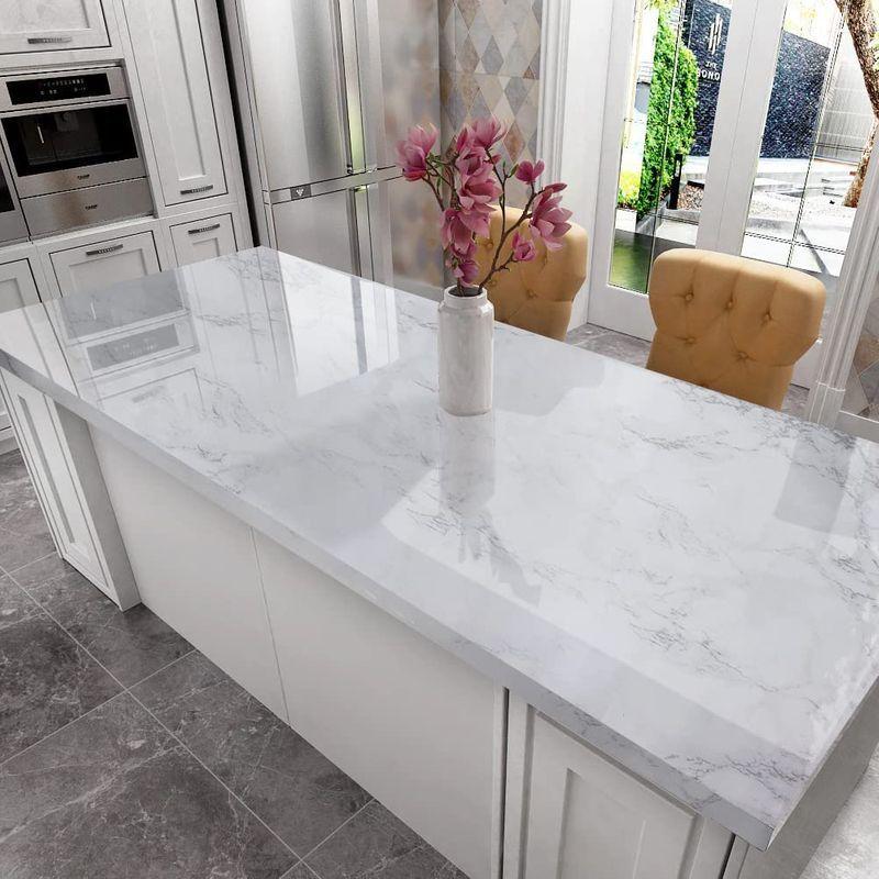 大理石シール 壁紙シール はがせる 大理石シート 10mｘ40cm カッティングシート リメイクシート テーブル 家具 浴室 キッチン用 D オカリナshop 通販 Yahoo ショッピング