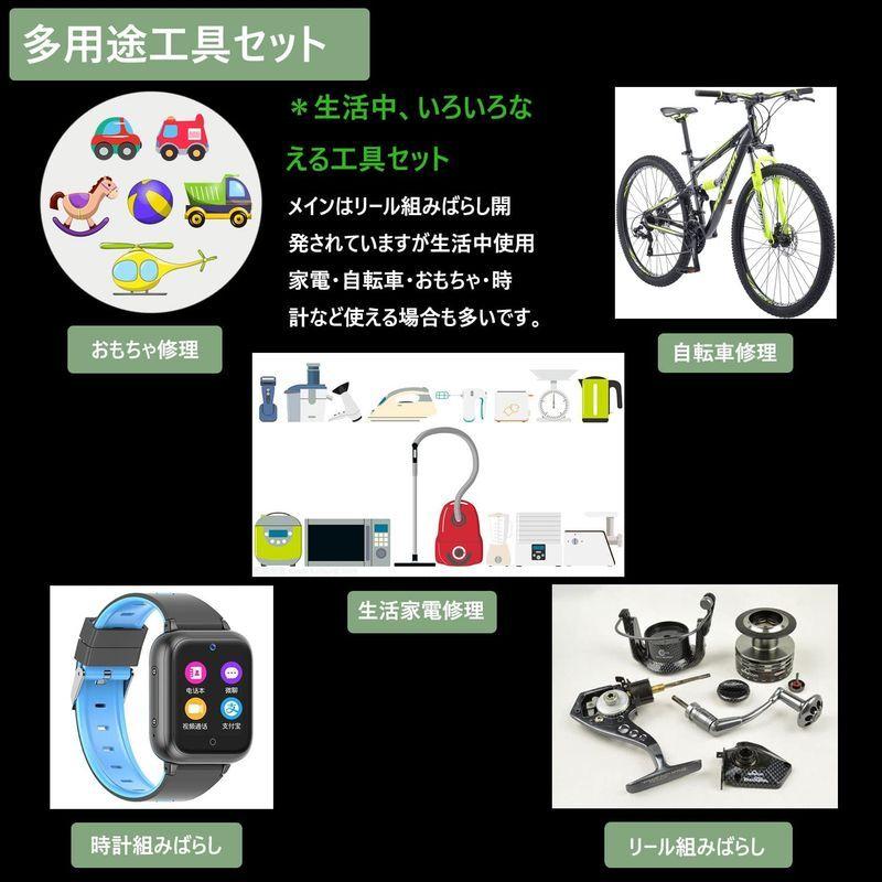 Zjianc リールメンテナンス工具セット 9本工具 スピニングリール ベイトリールばらしキット リールdiy リール修理 ドライバー ナッ オカリナshop 通販 Yahoo ショッピング