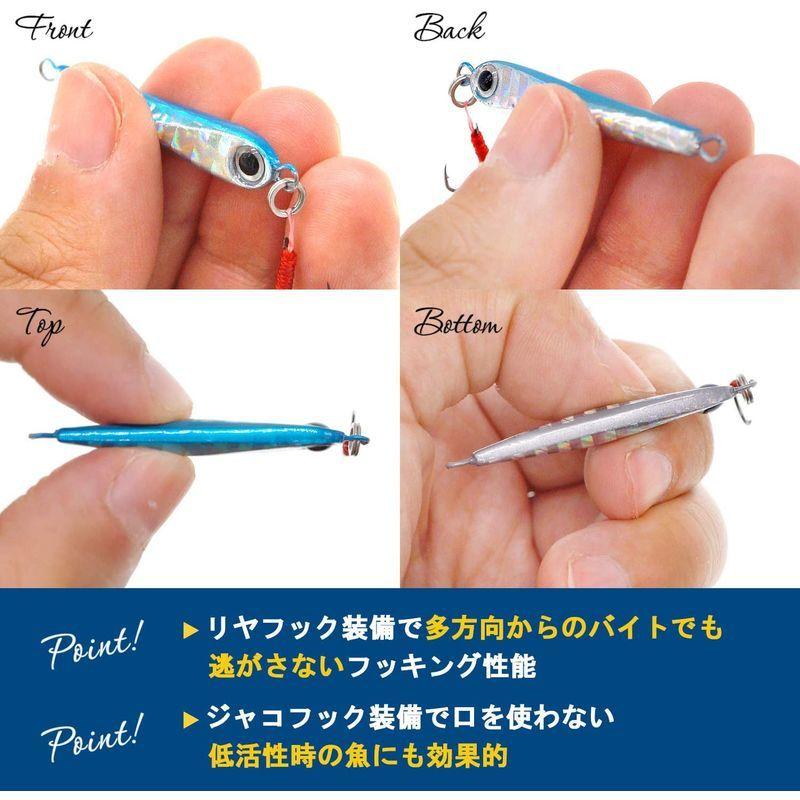 期間限定60 Off Wild Scene メタルジグ アジング セット 3 5g 3 5cm 5 5g 4 0cm ５個セット アシストフック 標準装備 Www Mdsmexico Com