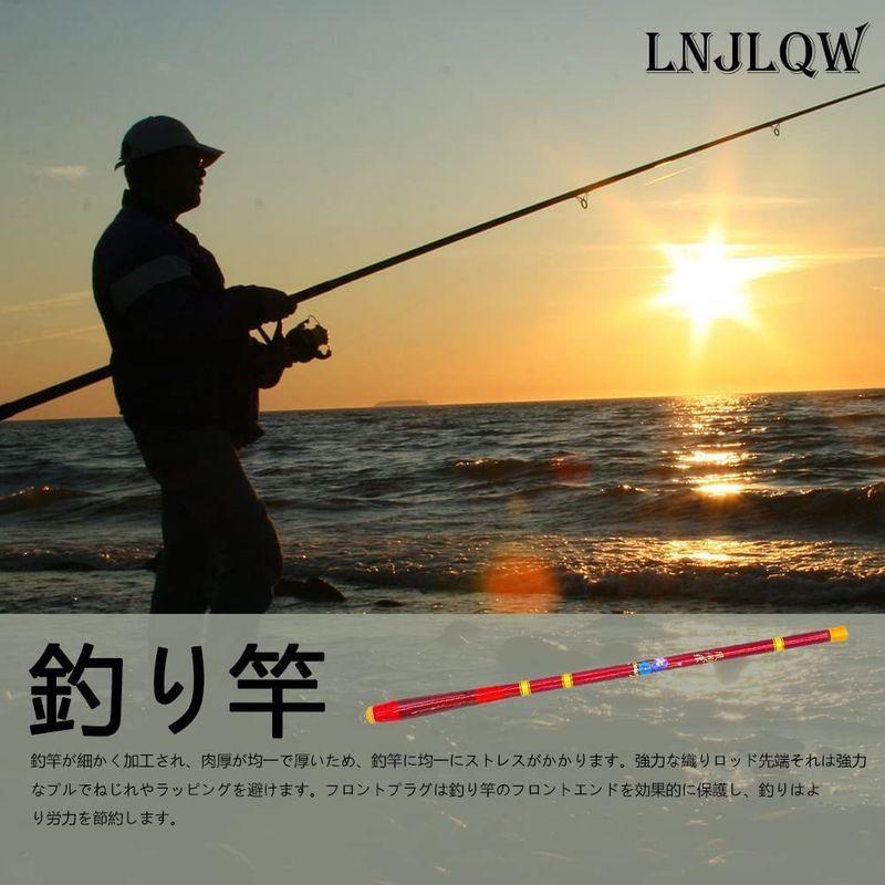 2 4m渓流竿 コンパクト延べ竿 硬調 釣り竿 万能竿 高炭素超軽量 河川 堤防 週間売れ筋