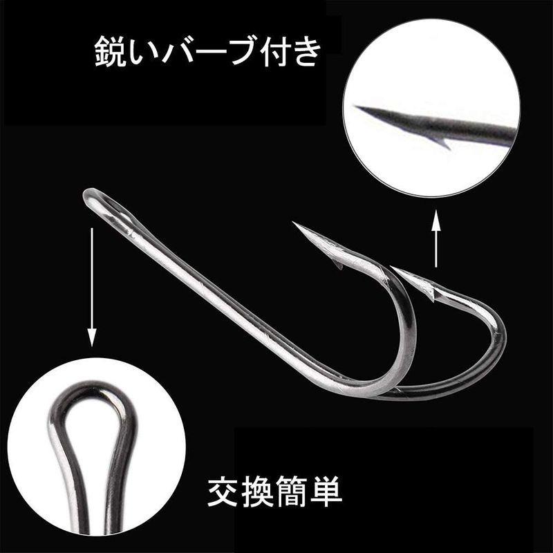 メール便送料無料対応可 バス ルアー交換釣り針 ダブルフック 釣り シーバス 50本3 0 障害物回避性能up 高炭素鋼 フロッグルアーフック チヌ 釣り針 Www We Job Com
