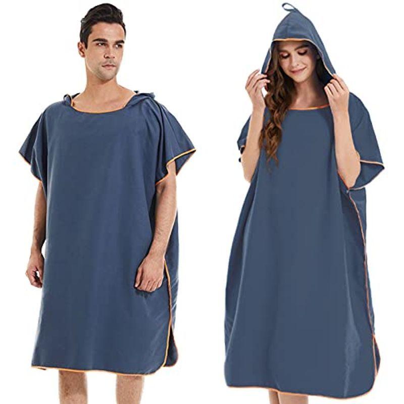 お着替えポンチョ サーフィン ポンチョ メンズ レディース バスタオル 速乾 バスローブ 軽量 Door マイクロファイバー 新到着 Season
