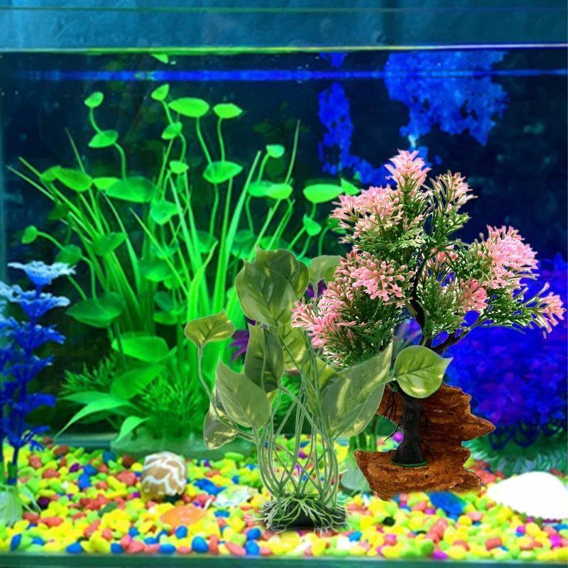 6個パック 水槽植物 アクアリウム オーナメント デコレーション プラスチック リアルな水草 人工植物 植物 海藻 Sale 78 Off プラスチック