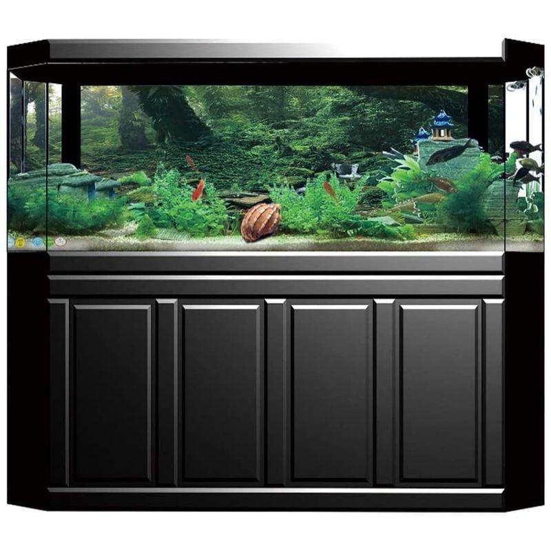 値引きする 水槽用バックグラウンド 水槽背景 水中バックグラウンド 水槽のポスター 水槽 壁紙 ３ｄ効果 緑の森 防水 Pvc素材 片面粘着 122 4 Teaandtwigs De