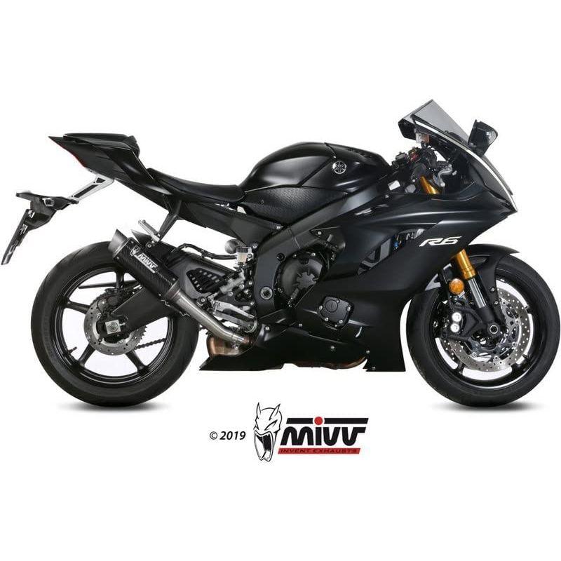 スノーブルー MIVV スリップオンマフラー GP チタン YAMAHA YZF-R6