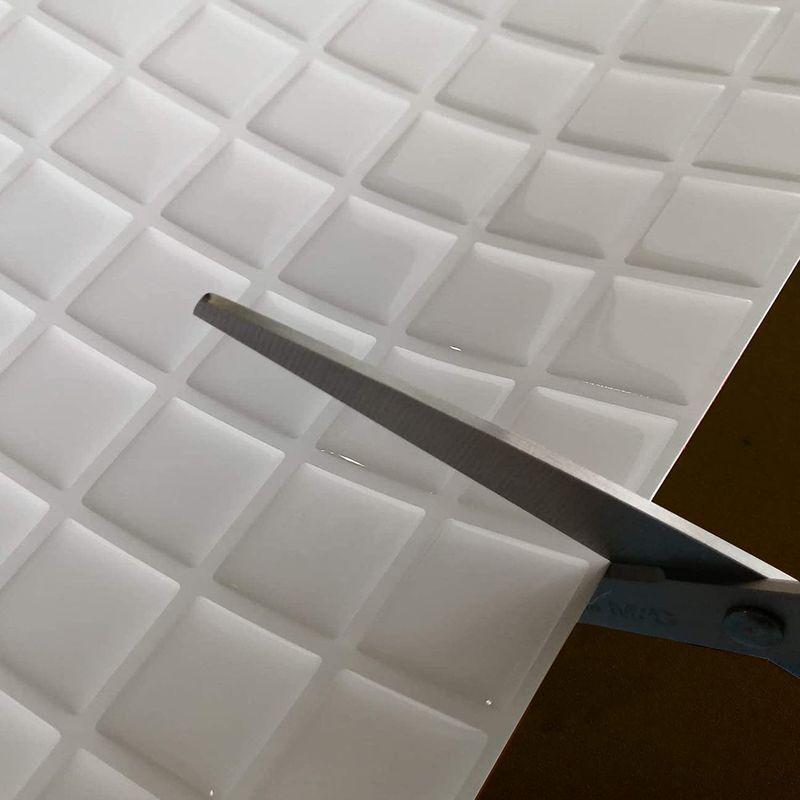 売れ筋 真っ白 四角 Morcart 住宅設備 タイルシール はがせる キッチン 耐熱 洗面所 Tomozoo店の売れ筋 真っ白 はがせる 3d モザイクタイルシート Tomozoo店 壁紙シール 防水 Di