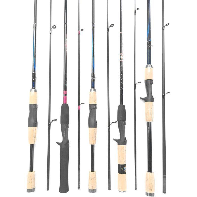 輝い バスロッド 10本セット 2ピース ベイトロッド スピニングロッド スピニング シーバスロッドセット 渓流 Ml ベイトロッド バスロッド Swisspac Net