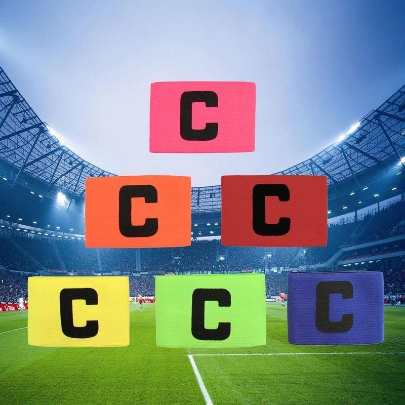 直輸入品激安 Adesugata キャプテン マーク 腕章 サッカー フットボール 各種 競技用 6個セット A Materialworldblog Com