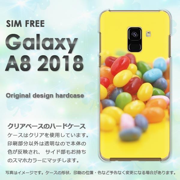 Galaxy A8 2018 ケース ゆうパケット送料無料 ギャラクシー  スイーツ・キャンディー(黄)/galaxya82018-pc-ne046｜tomsawyer-shop