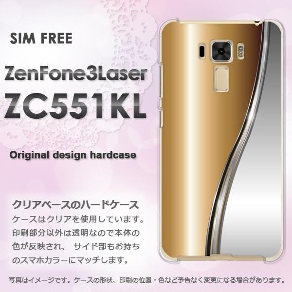 ゆうパケ送料無料 Zen Fone3 Laser ZC551KL  シンプル・メタル(シルバー)/zc551kl-pc-new1357｜tomsawyer-shop