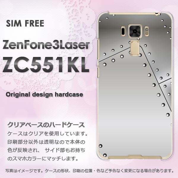 ゆうパケ送料無料 Zen Fone3 Laser ZC551KL  シンプル・メタル(シルバー)/zc551kl-pc-new1842｜tomsawyer-shop
