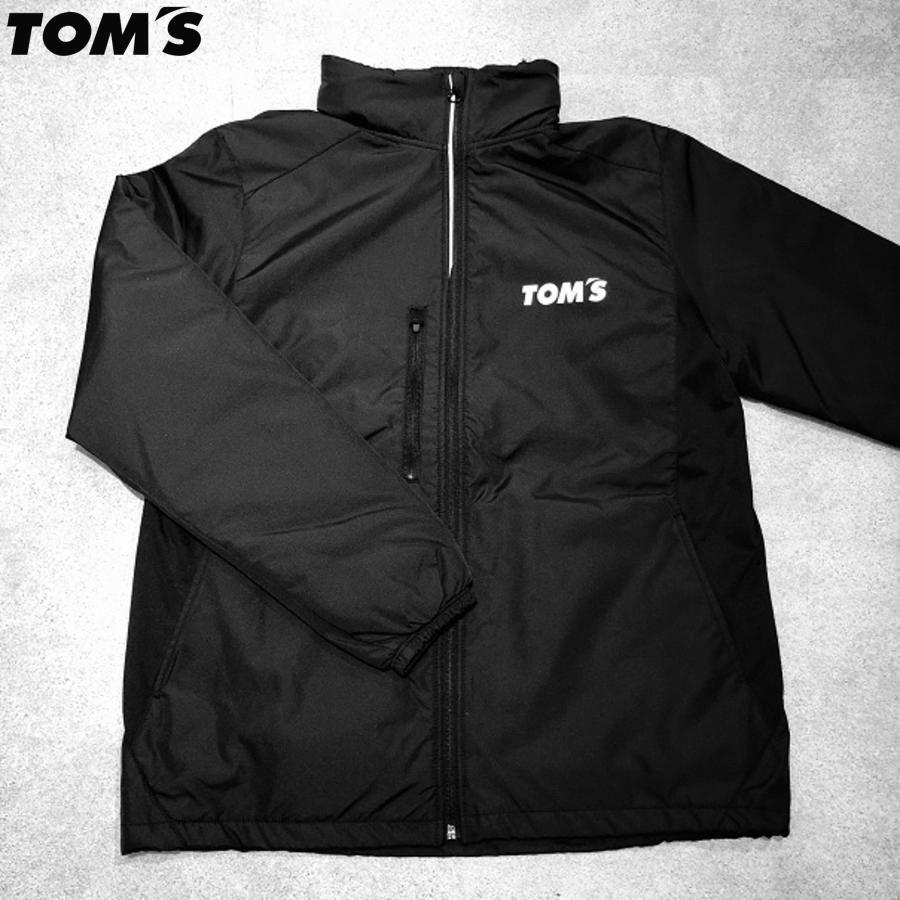 TOM'S（トムス） 裏フリースジップジャケット（黒）車 シンプル カー