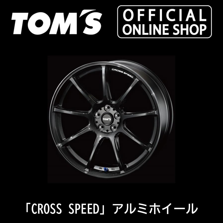 TOM'S(自動車用品) 「CROSS SPEED」アルミホイール18インチ x TOM'S(自動車用品) 「CROSS SPEED」アルミホイール18インチ x