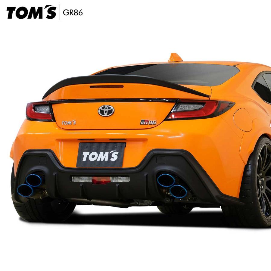 GR86 ZN8 用 トムス オーバーフェンダー (未塗装) 前後左右４枚セット TOM'S（トムス） オーバー フェンダー GR86 専用 RZ SZ RC MT AT 対応