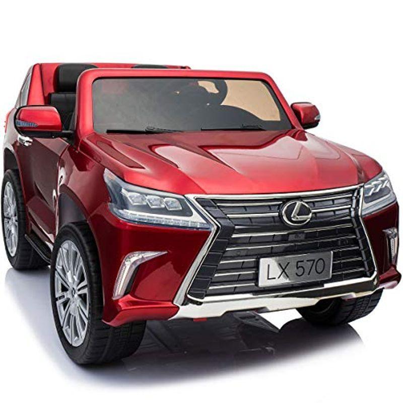 80%OFF!】 乗用ラジコン レクサス570 二人乗り ワインレッド fawe.org