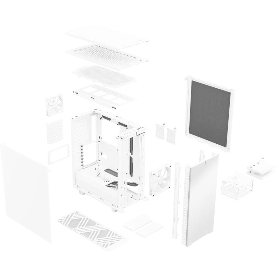 【値下げ中】 Fractal Design Define 7 Compact White ミドルタワーPCケース ソリッドパネルモデル FD-C-DEF7 【Y1817141424】(11341円)