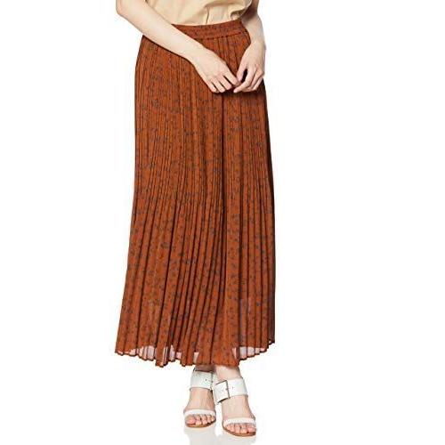 送料無料 早い者勝ち ナチュラルビューティーベーシック スカート プリントプリーツスカート レディース 017 キャメルベース 日本 S 日本サ Sale 公式通販 直営店限定 Carpro Lt