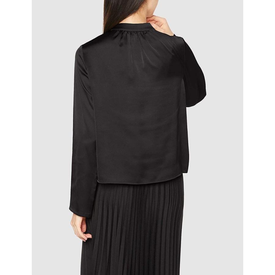 超目玉 日本 Blk レディース Lwft4162 フロント開きサテントップス リリーブラウン F サイズ Free 半袖 Cromg Org Br