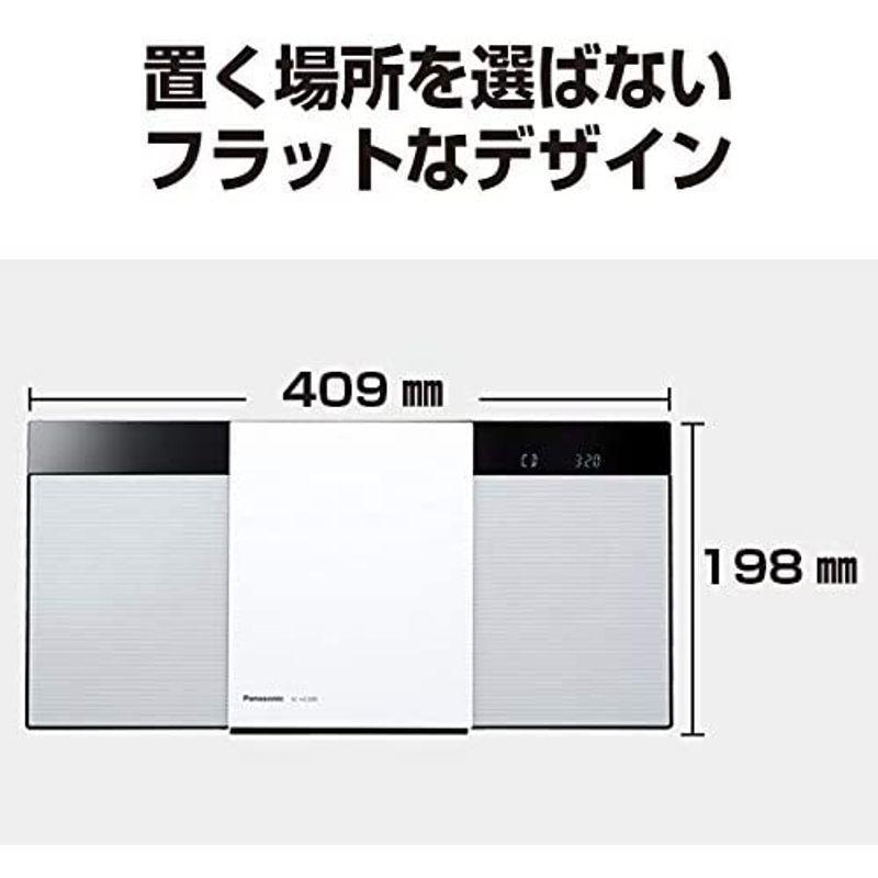 パナソニック ミニコンポ FM/AM 2バンド Bluetooth対応 USBメモリー録音機能搭載 SC-HC320-W パナソニック ミニコンポ FM/AM 2バンド Bluetooth対応 USBメモリー録音機能搭載 SC HC320