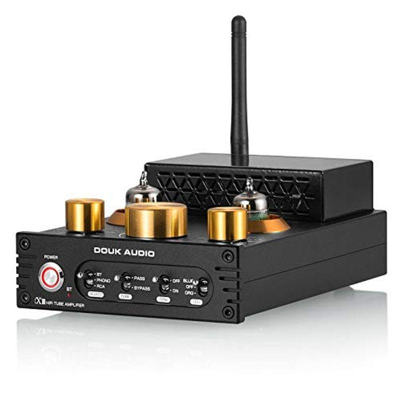 Douk Audio X1 GE5654 Bluetooth 5.0 真空管アンプ MM フォノアンプ ターンテーブル用 320W TDA7