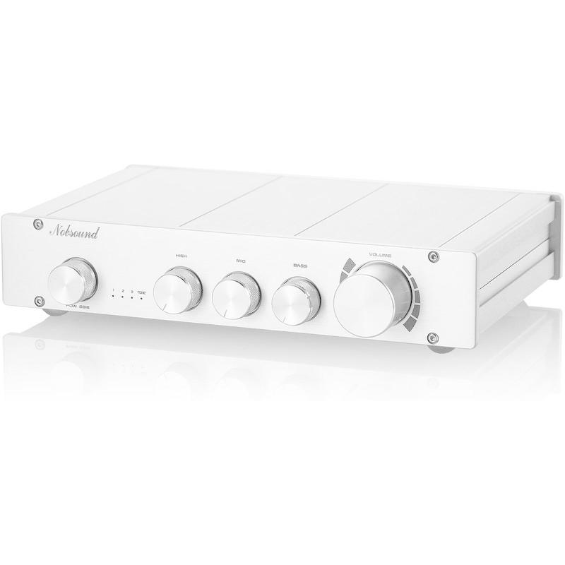 Nobsound HiFi 2.0CH ステレオ オーディオ プリアンプ 3系統 クラスA デジタルプリアンプ トーンコントロール Nobsound HiFi 0CH ステレオ オーディオ プリアンプ 3系統 クラスA デジタルプリアンプ トーンコントロール