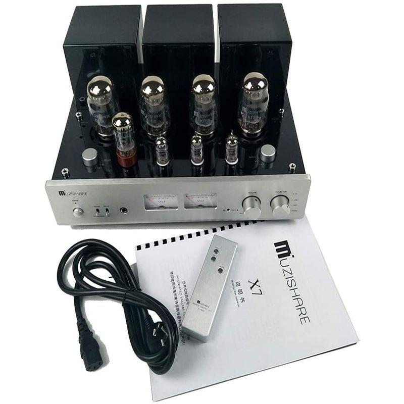 超特盛ミラクルプライス MUZISHARE X7 KT88 x4 真空管 プリメイン アンプ/Phono amp/イヤホン アンプ リモコン付き アップグレード版 【W1742448993】(63277円)