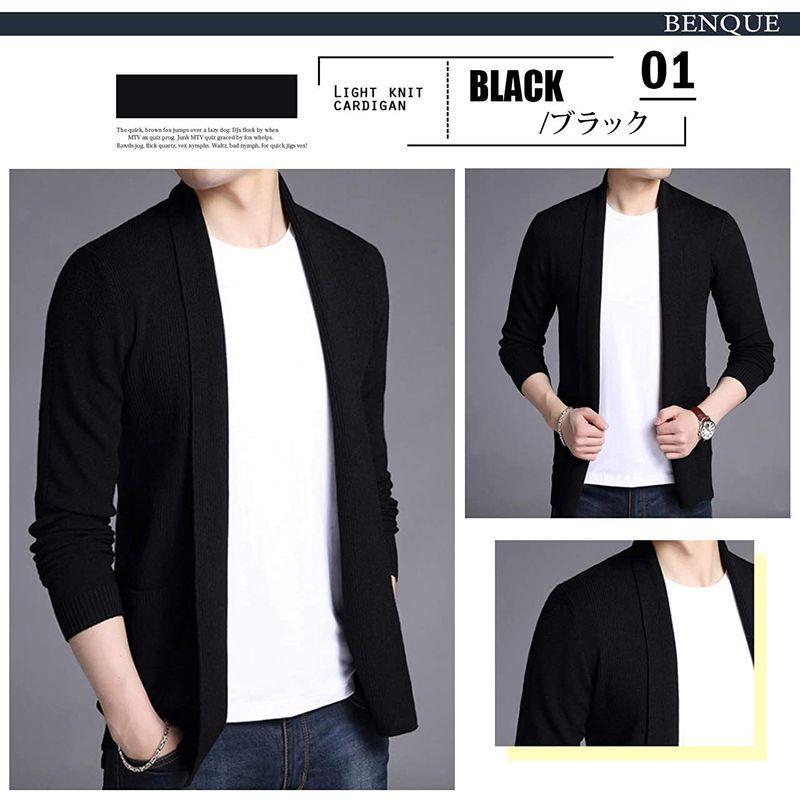 送料無料 一部地域を除く ベンケ カーディガン オフィス ユッタリ カジュアル ニット 秋 スリム ジャケット 夏 フォーマル 薄手 黒 メンズ服 ロングカーディガン Karolinemedeiros Com Br