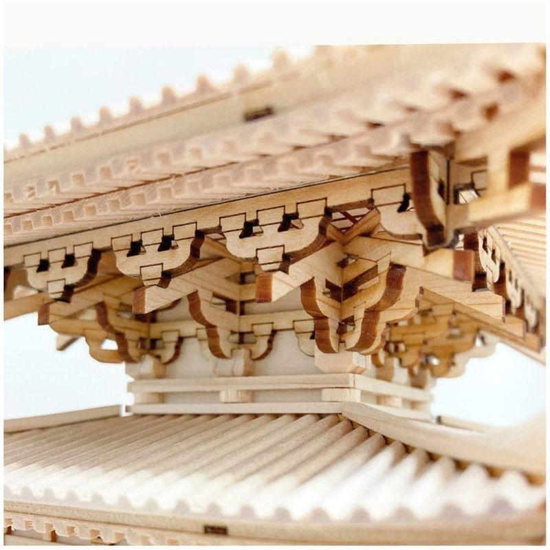 ウッディジョー 1/75 薬師寺 東塔 木製模型 組み立てキット ウッディジョー 1/75 薬師寺 東塔 木製模型 組み立てキット