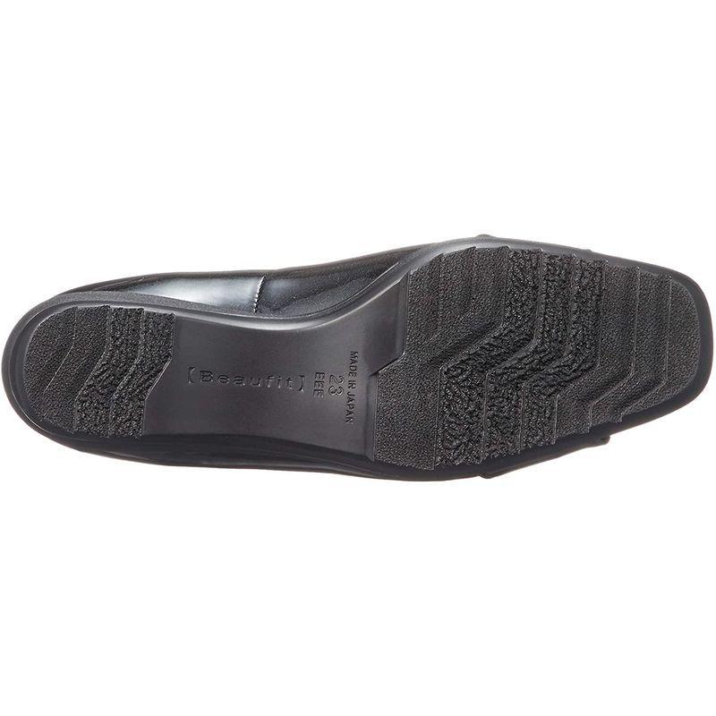 ビューフィット レインシューズ レイン対応バックルつきウェッジシューズ レディース ブラック 24.0 cm 3E ビューフィット レインシューズ レイン対応バックルつきウェッジシューズ レディース ブラック cm 3E