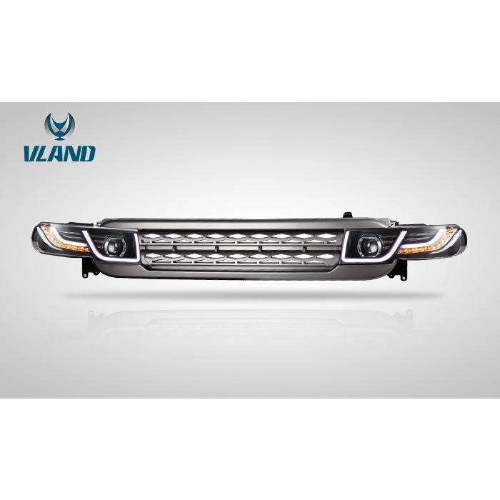 FJ クルーザー LED ヘッド ライト 流れる ウインカー フロントグリル 