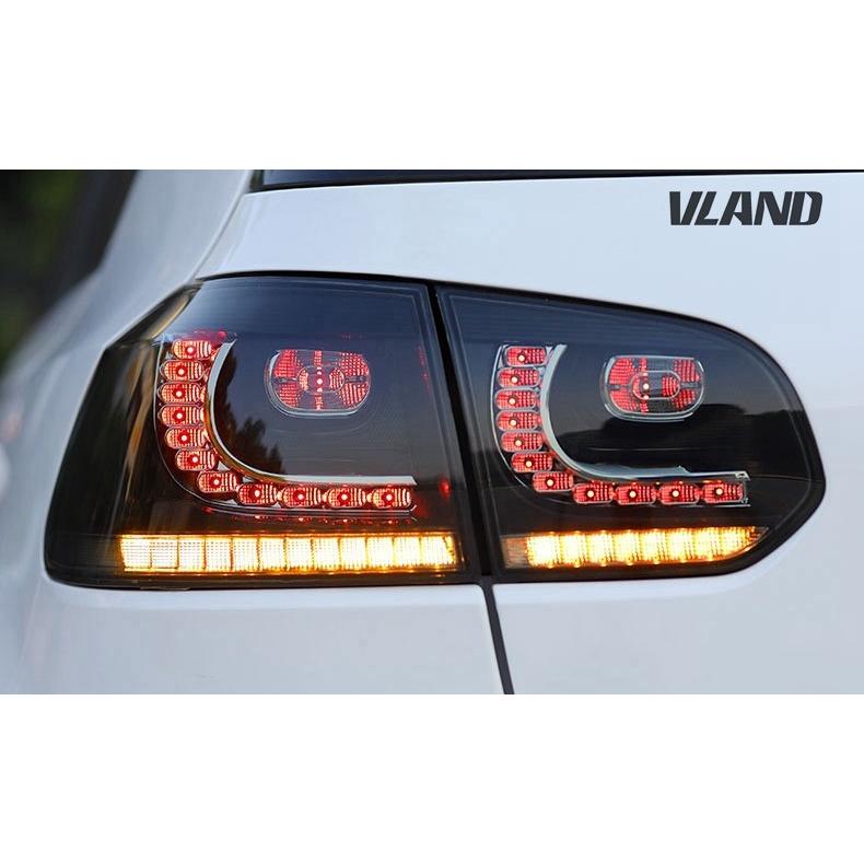 Vland ゴルフ6 流れるウインカー Led テールランプ シーケンシャル R仕様 Eマーク商品 スモークタイプ追加 カスタムアイテム Golf6taillamp09 Vland Lamp 通販 Yahoo ショッピング